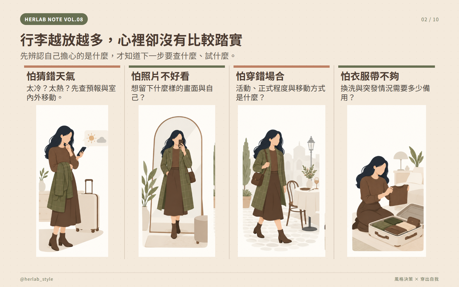 四種行李打包困擾