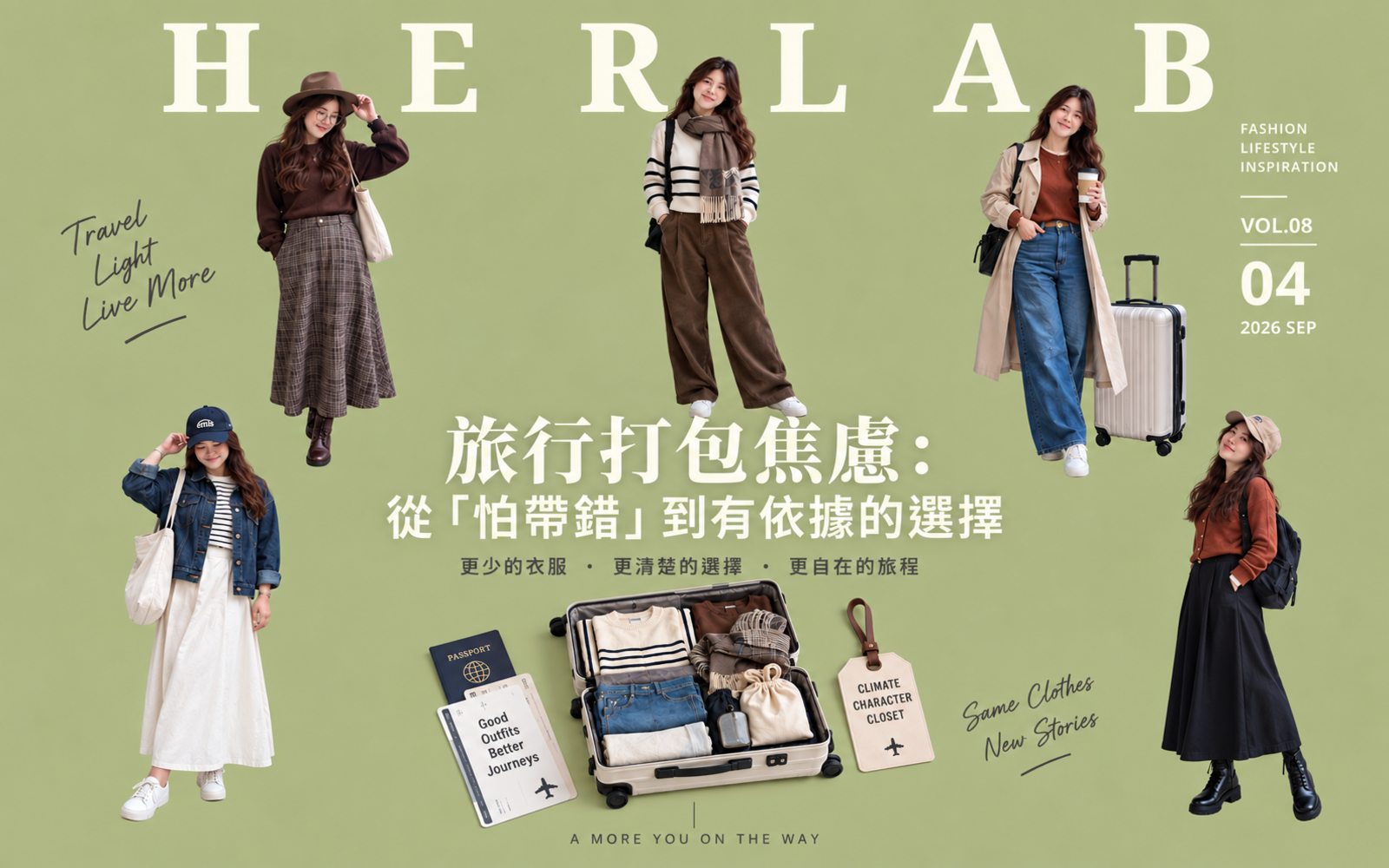 旅行打包焦慮怎麼辦?把「怕帶錯」變成有依據的選擇